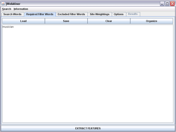required filter words panel filter words